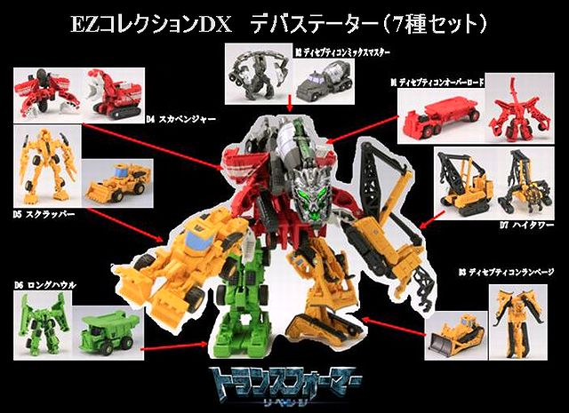 EZコレクションDX デバステーター(7種セット) EZコレクションDX デバステーター(7種セット)